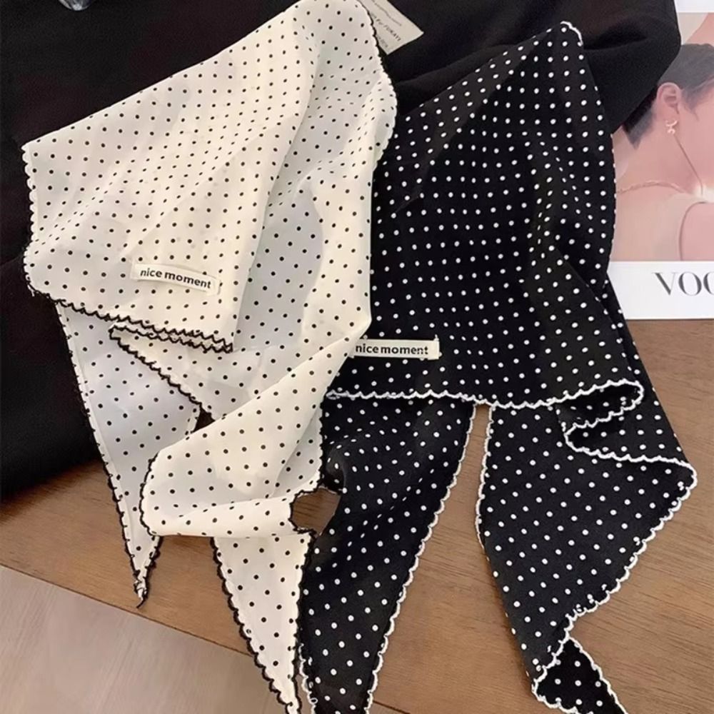 Face Scarf Mask - ファッションビーチ三角ヘアバンドレーストリム通気性三角ヘッドスカーフ多用途ポリエステルシルクスカーフ夏