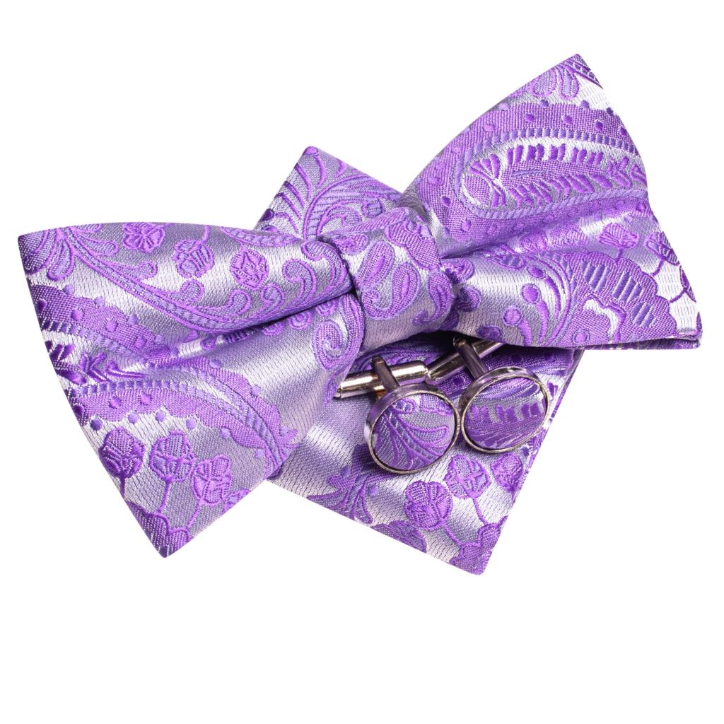 パープル ライラック ラベンダー パンジー バイオレット シ - Bow Tie Pre Tied のレビューと価格