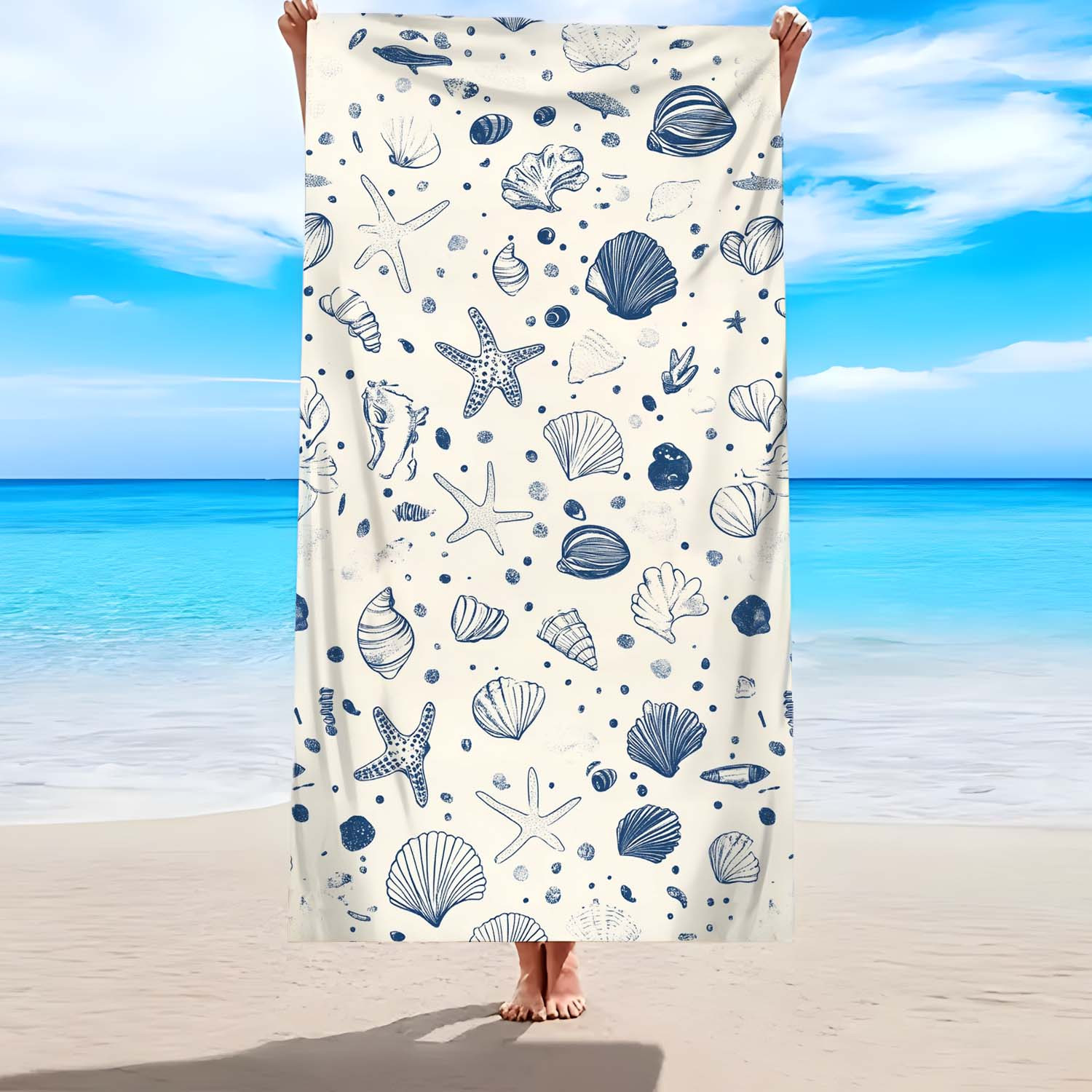 クラシックなバンダナビーチタオル 明るい赤色の背景に伝統的な - Woven Scarf Blanket のレビューと価格