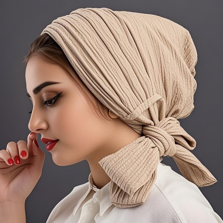 高級スプリングノットターバンハット、女性用ビーニー、ケモキャ - Head Wrap Turban のレビューと価格