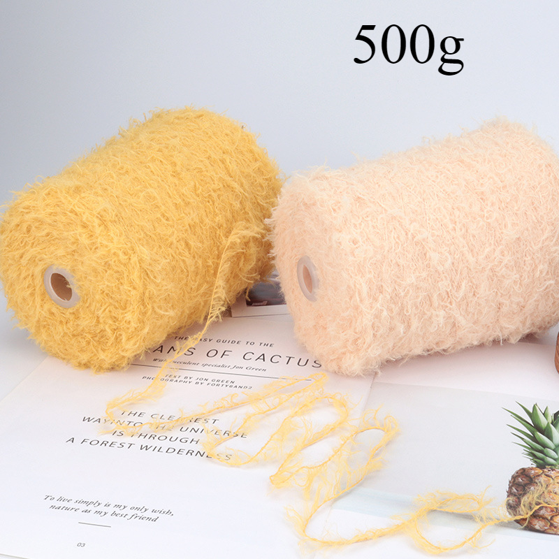 500g テディベルベットロールウール糸、イミテーションファ - Woven Scarf Blanket のレビューと価格