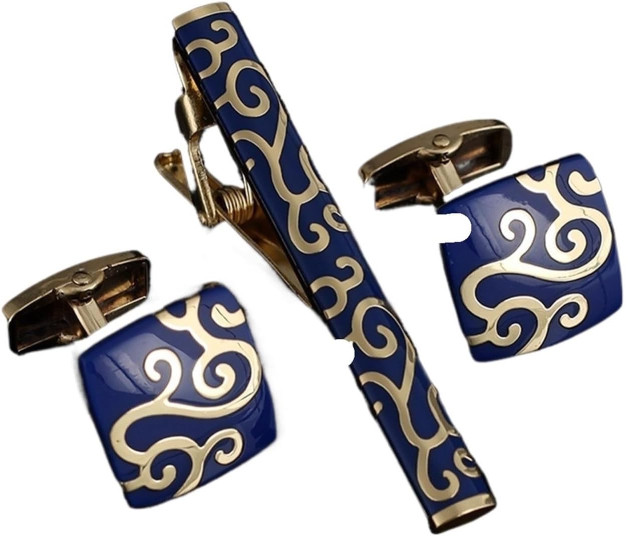 2セット、メンズネクタイクリップカフリンクセット、シャツアク - Tie Bar Set Gift のレビューと価格