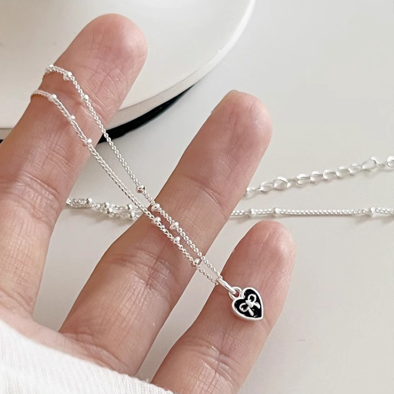 Ventfille-女性のためのスターリングシルバーの愛のハ - Tie Clip Silver のレビューと価格