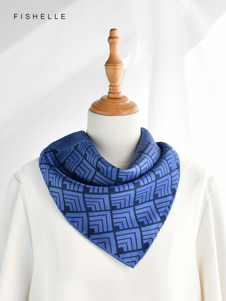 女性のための中国のクラシックなシルクスカーフ,天然シルクのス - Scarf Silk Square のレビューと価格