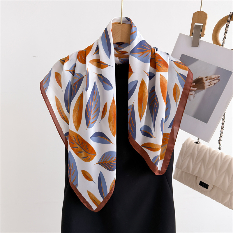 高級ブランドプリント 70 センチメートル正方形のスカーフ女 - Scarf Silk Square のレビューと価格