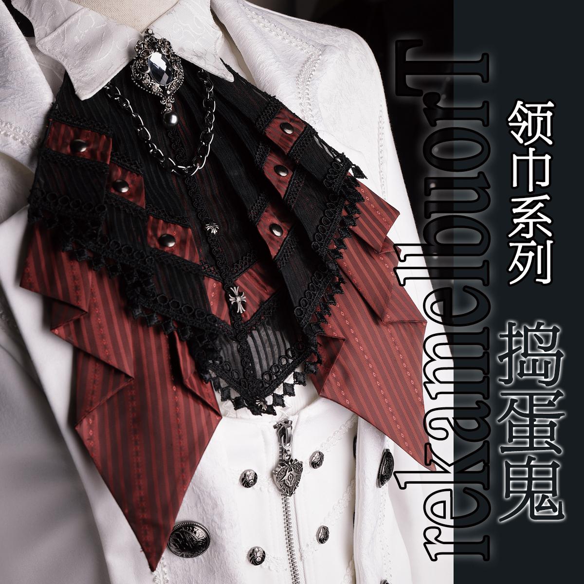 さまざまな色の王子様のスカーフ,ダークゴシックの蝶ネクタイ, - Bow Tie Pre Tied のレビューと価格